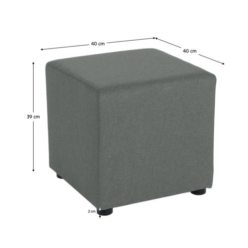 Taboret REGOR, zielony