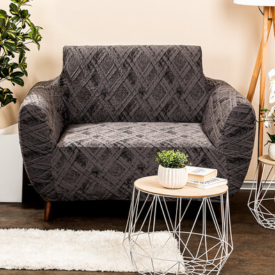 4Home Multielastični prevlek za fotelj ComfortPlus siva, 70 - 110 cm