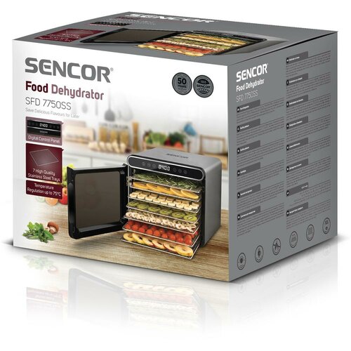 Sencor SFD 7750SS gyümölcs szárító