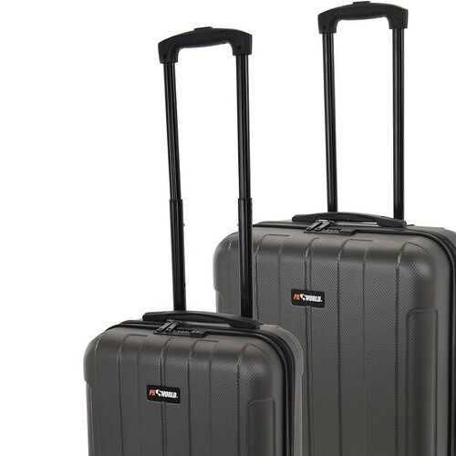 Proworld 2-tlg. Reisekoffer-Set, Grau