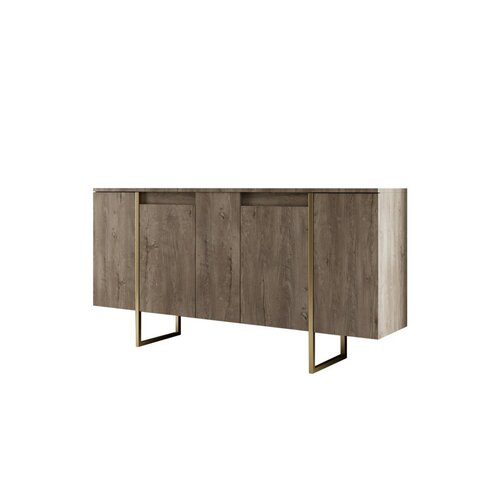 Szafka Luxe Walnut and Gold