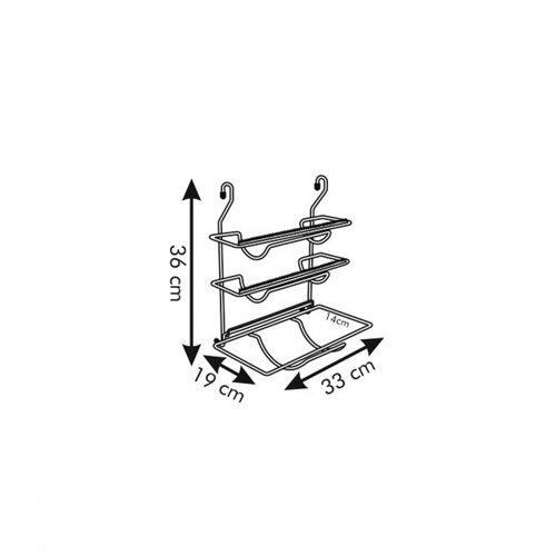 Distribuitor de folie și prosoape dehârtie Tescoma MONTI, 33 cm