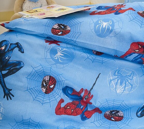 Dětské povlečení Spiderman, 90 x 130 cm, 40 x 60 cm