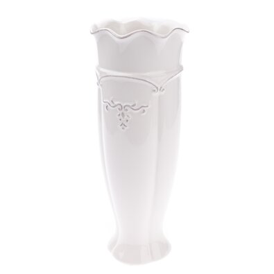 Keramická váza Renaissance bílá, 30 cm