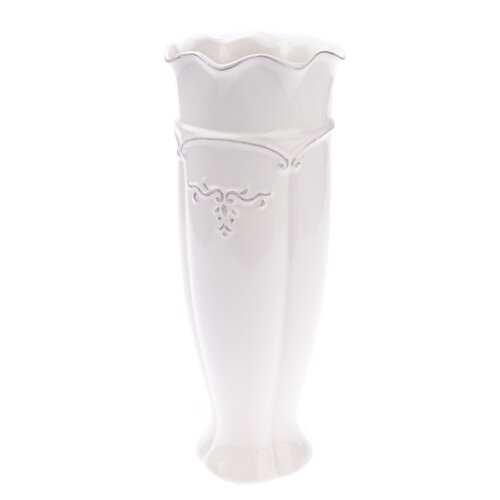 Керамічна ваза Renaissance білий, 30 см