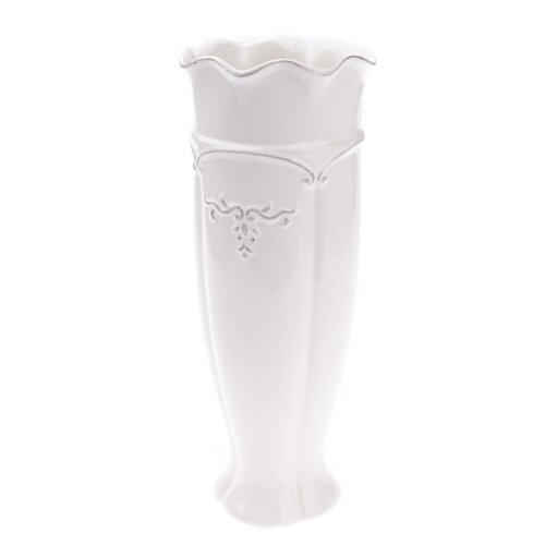 Keramična vaza Renaissance bela, 30 cm