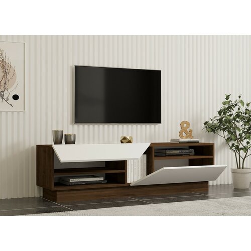 Koza Walnut and White TV-asztal