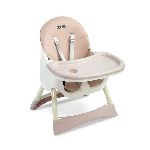 Caretero Krzesełko do karmienia 2w1 Bill różowy, 63 x 75 x 92 cm