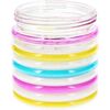 Repelentní svíčka Citronella Stripes, 780 g, 11 v 12 cm, růžová