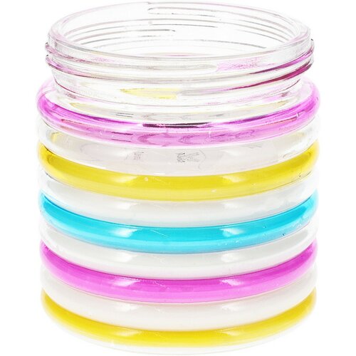 Lumânare repelentă Citronella Stripes, 780 g , 11 în 12 cm, roz