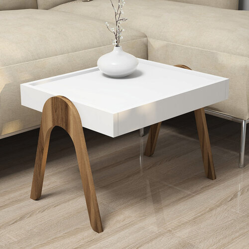 Skladací stôl Roma White, 3 ks