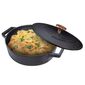 Berlinger Haus Gusseisen Topf mit Deckel Black Rose Collection, 26 cm