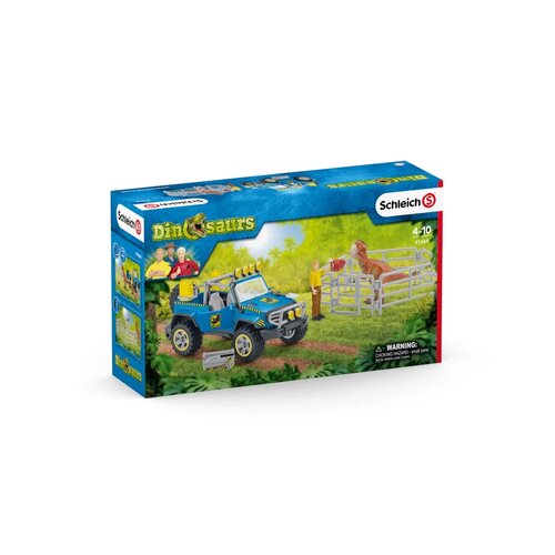 Schleich 41464 Позашляховик з відкритим вольєромдля динозавра
