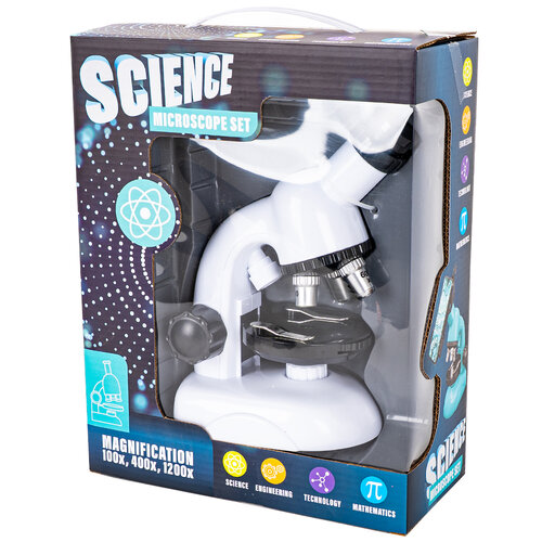 Set de microscop pentru copii Science Microscope Set, 23 x 29 x 11 cm