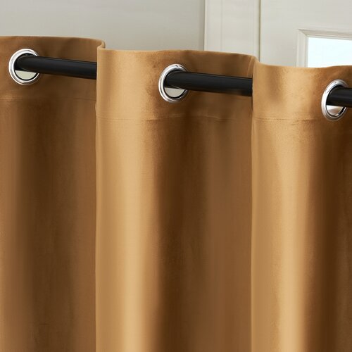 Draperie blackout 4Home Manila maro auriu , 150 x250 cm