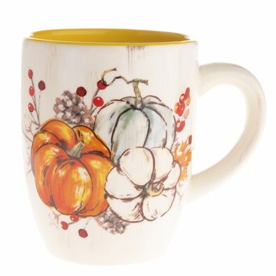 Kubek ceramiczny Pumpkin, 350  ml