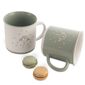 Set de căni ceramice Orion Greenish 4 buc, 0,5 l