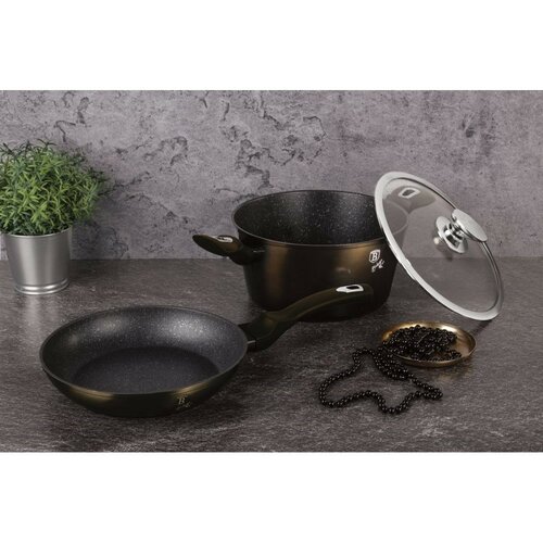 Berlinger Haus Pfanne Shiny, Black Collection, 20 cm