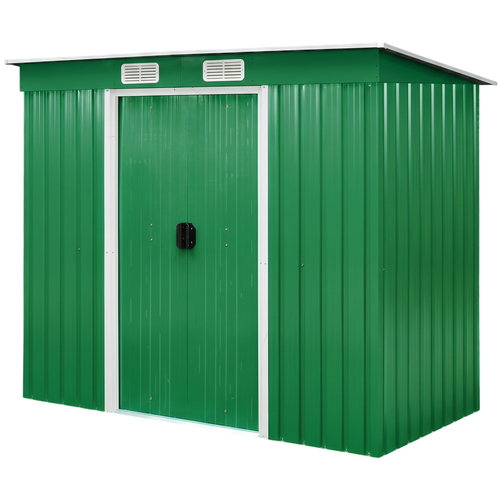Avenberg Cabina de grădină pentru unelte 2,37 ×1,31 m SD-F1-0408, verde
