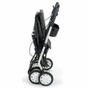 Carlett Senior Comfort nakupovalna torba nakolesih 29 l, temno siva