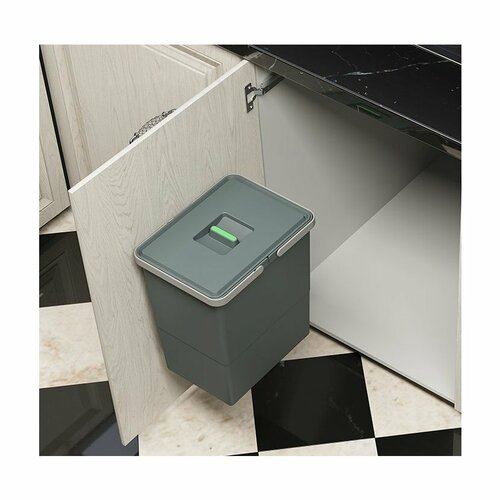 Elletipi Eingebauter Mülleimer EASY - an der Tür, 18 l