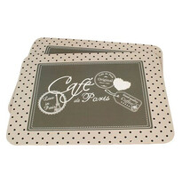 Napron Cafe de Paris, 29 x 21 cm, set 2 buc.