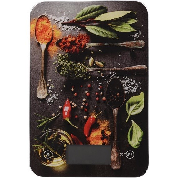 Digitálna kuchynská váha Spices, 5 kg, chilli