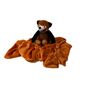 Pătură de copii Carol, cu jucărie din pluș ursuleț, 85 x 100 cm