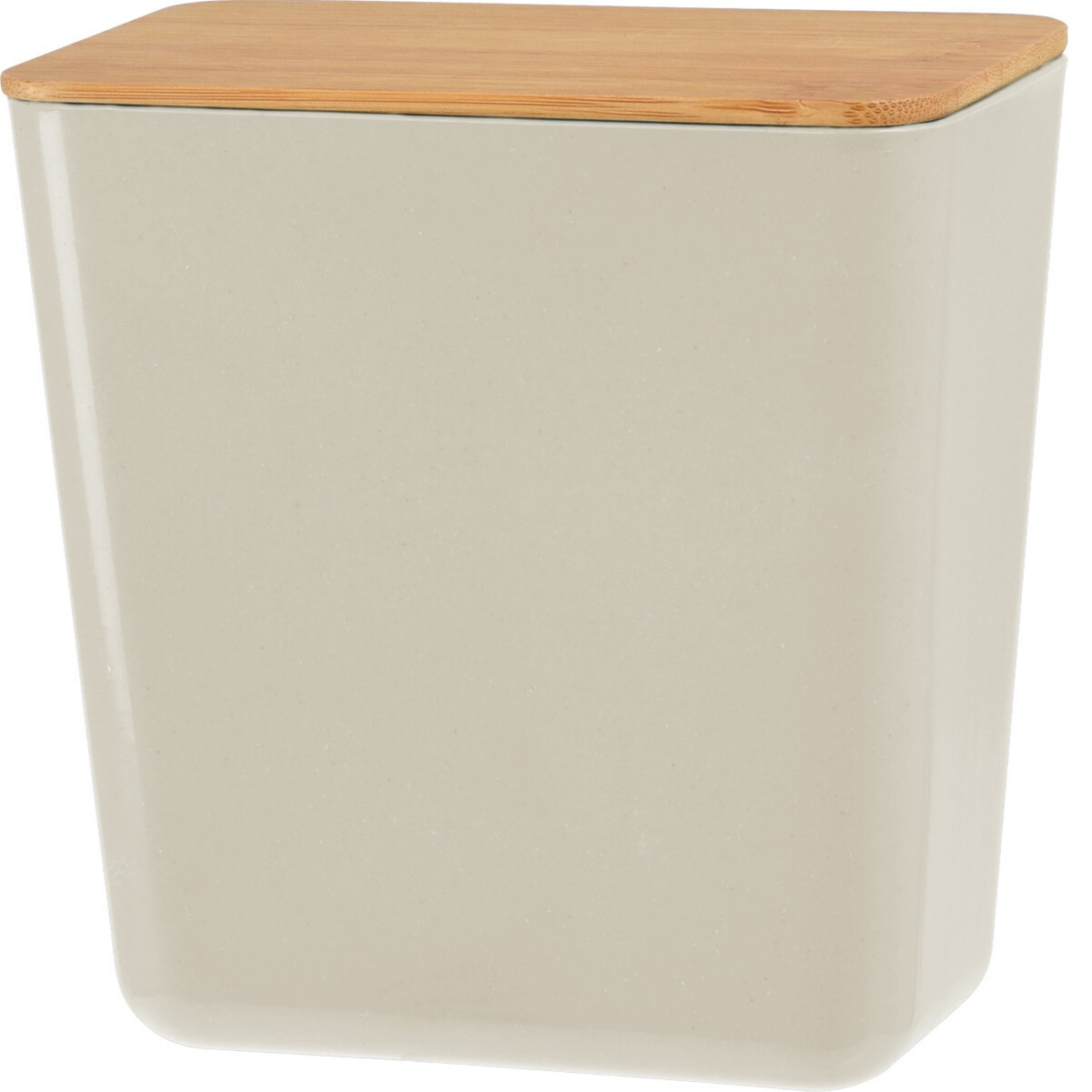 Úložný box s bambusovým víkem Roger, 13 x 13,7 x 8 cm, béžová