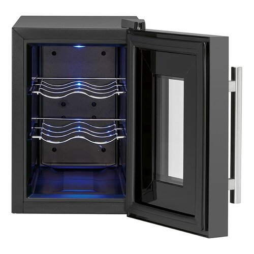 ProfiCook WK 1230 chłodziarka do wina na 6 butelek, czarny
