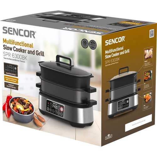 Sencor SPR 6300BK lassú tűzhely