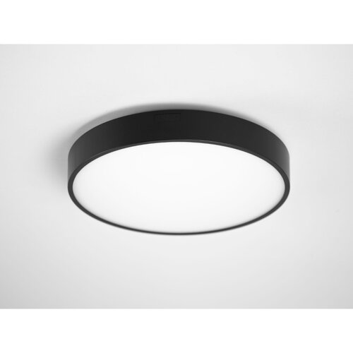 Panlux Prisadené LED svietidlo Verona Circle Smart čierna, pr. 28,3 cm, IP54