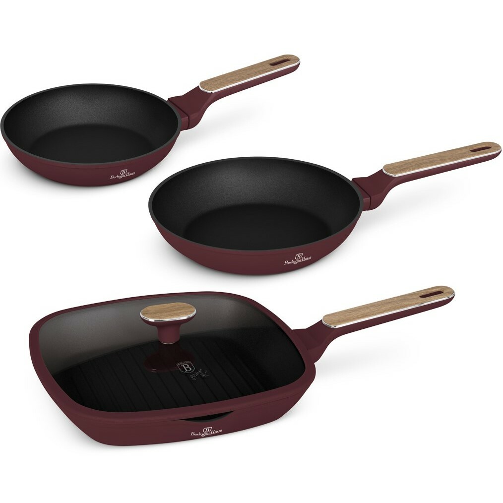 BerlingerHaus Sada pánví s titanovým povrchem Leonardo Nordic, 3+1 ks