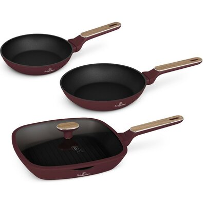 BerlingerHaus Súprava panvíc s titánovým povrchom Leonardo Nordic, 3+1 ks