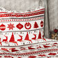 4Home Posteljnina iz mikroflanele Christmas Time, rdeča, 160 x 200 cm, 70 x 80 cm