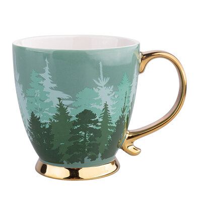 Altom Misty forest porcelán bögre, 400 ml