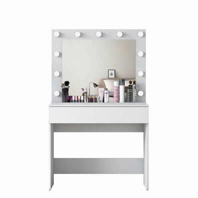 Stolik kosmetyczny Aria White