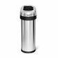 Coș de gunoi pentru spații comerciale Simplehuman 50 l, oțel inoxidabil