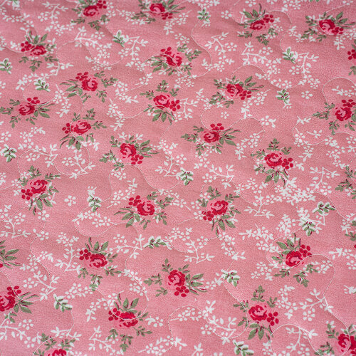 4Home Prehoz na posteľ Pink Rose Patchwork, 220 x 240 cm