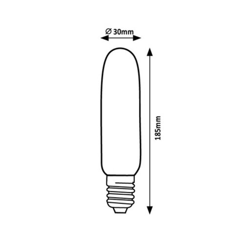 Rabalux Dekoratívna LED filament žiarovka s točeným vláknom, E27, T30, 5W, 300lm