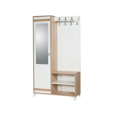 Zestaw do przedpokoju Inci White and Sonoma Oak