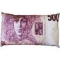 Bankjegy párna 500 cseh korona, 35 x 60 cm