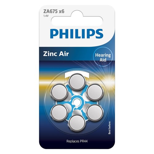 Philips Baterije za slušne aparate ZA675 1,4 V