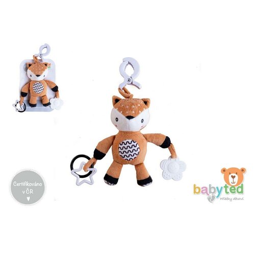 Chrastítko babyted Srneček plyš 30 cm závěs na postýlku / kočárek
