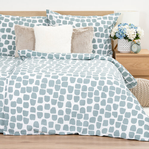 Lenjerie de pat 4Home Stone bumbac creponat, 140 x 200 cm, 70 x 90 cm