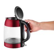 Concept RK4081 rýchlovarná kanvica sklenená 1,7 l, červená