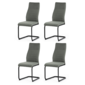 Set de scaune de sufragerie DCL-X7018 GRN2, 4 buc
