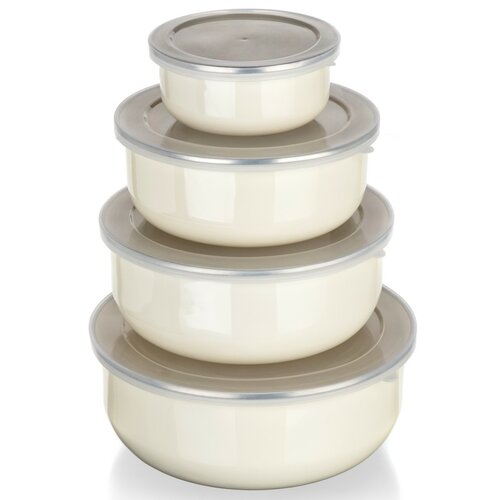 Banquet Set of 8 enameled bowls AMANDE