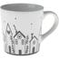 Ceramiczny kubek Domki I, 470 ml