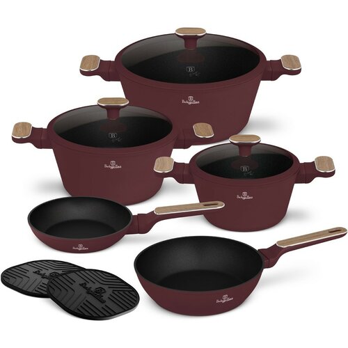 BerlingerHaus Zestaw naczyń z powłoką tytanową Leonardo Nordic, 10 szt.